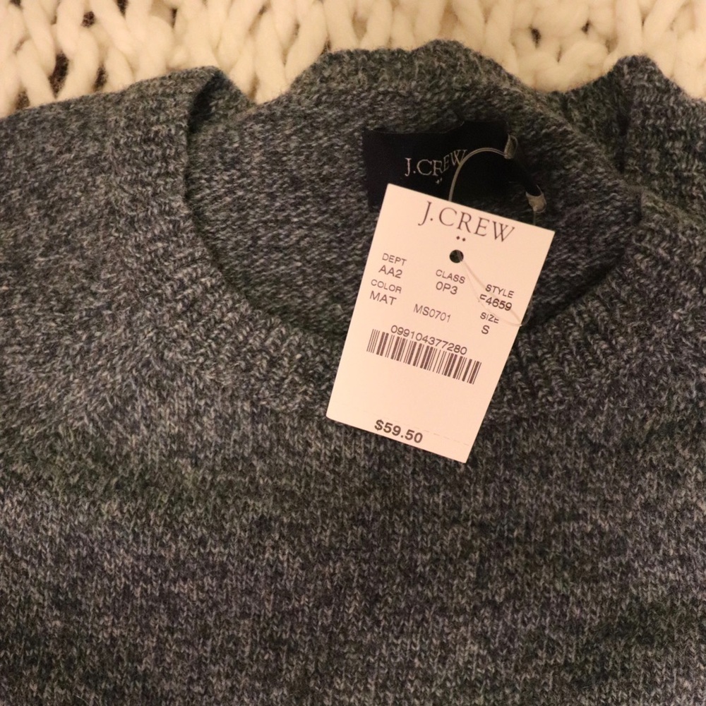 JCrew Lambs Wool Men Sweater